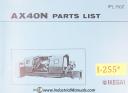 Ikegai-Ikegai AX40N, Lathes Parts Lists and assemblies Manual-AX40N-01